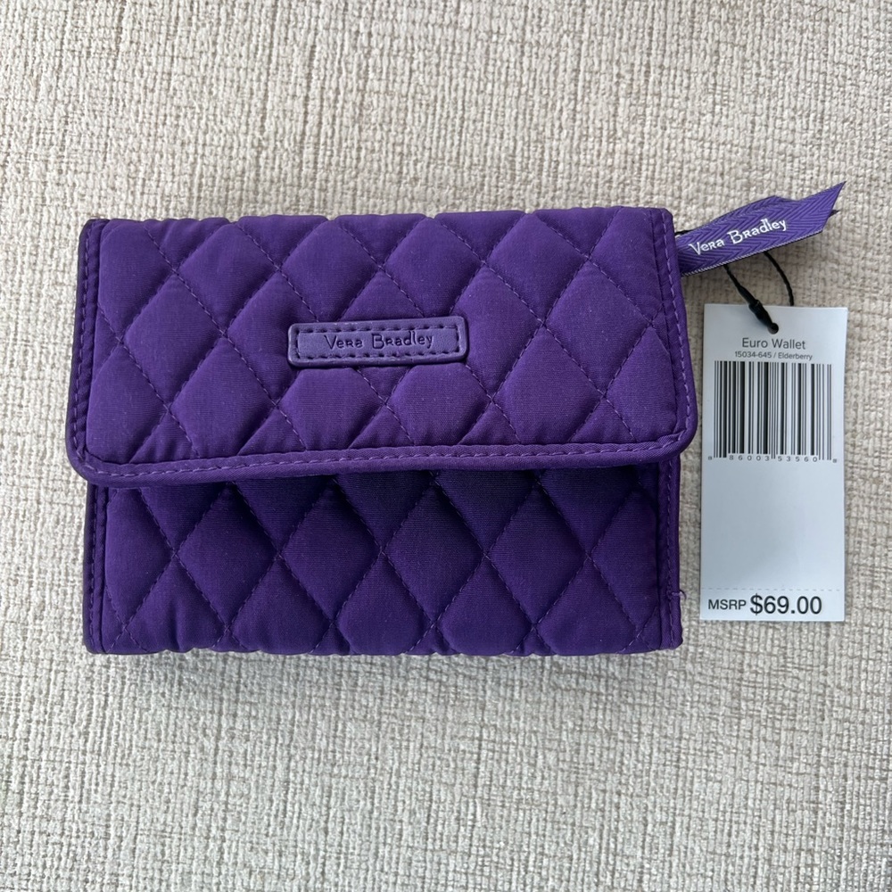Vera Bradley Euro Wallet.